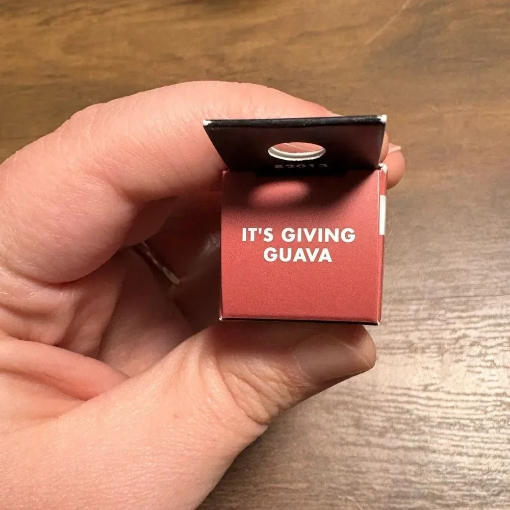 New E.L.F. ELF Glow Revival Lip Oil Infused With Apricot Oil It’s Giving Guava